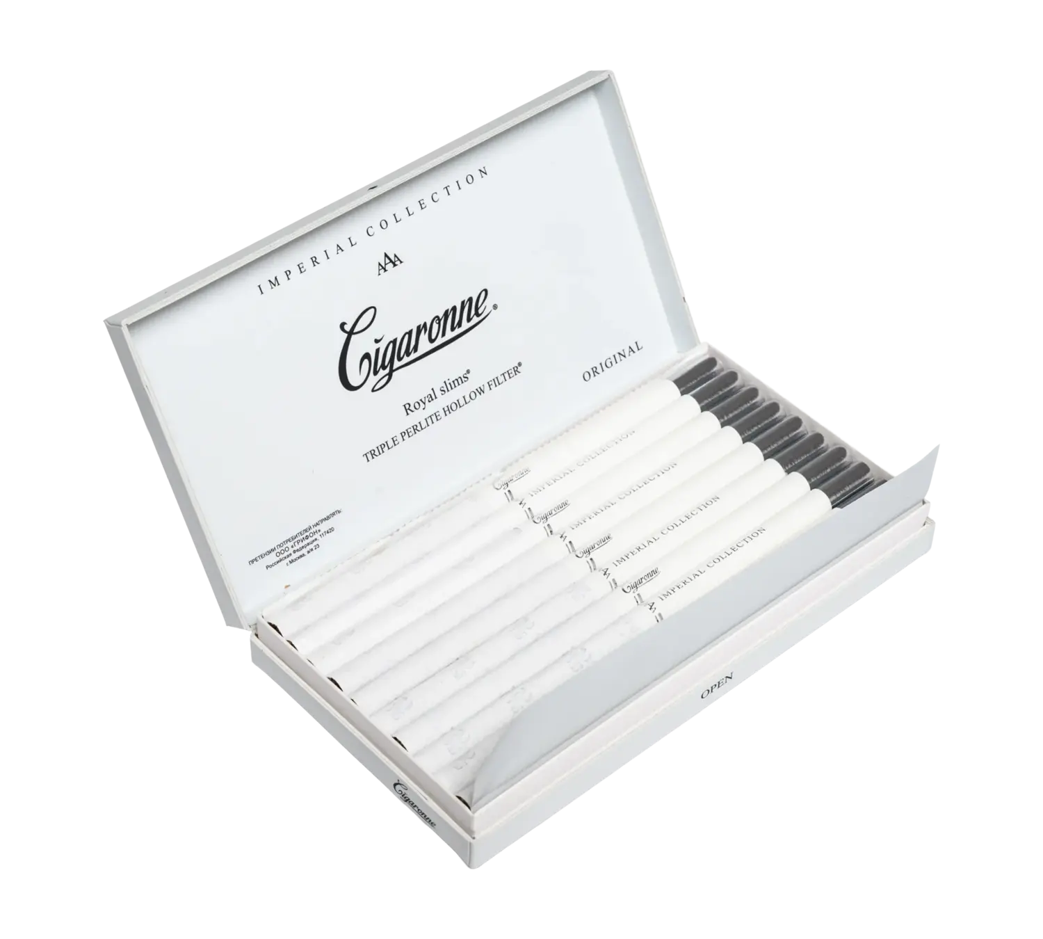 Cigaronne Royal Slims White